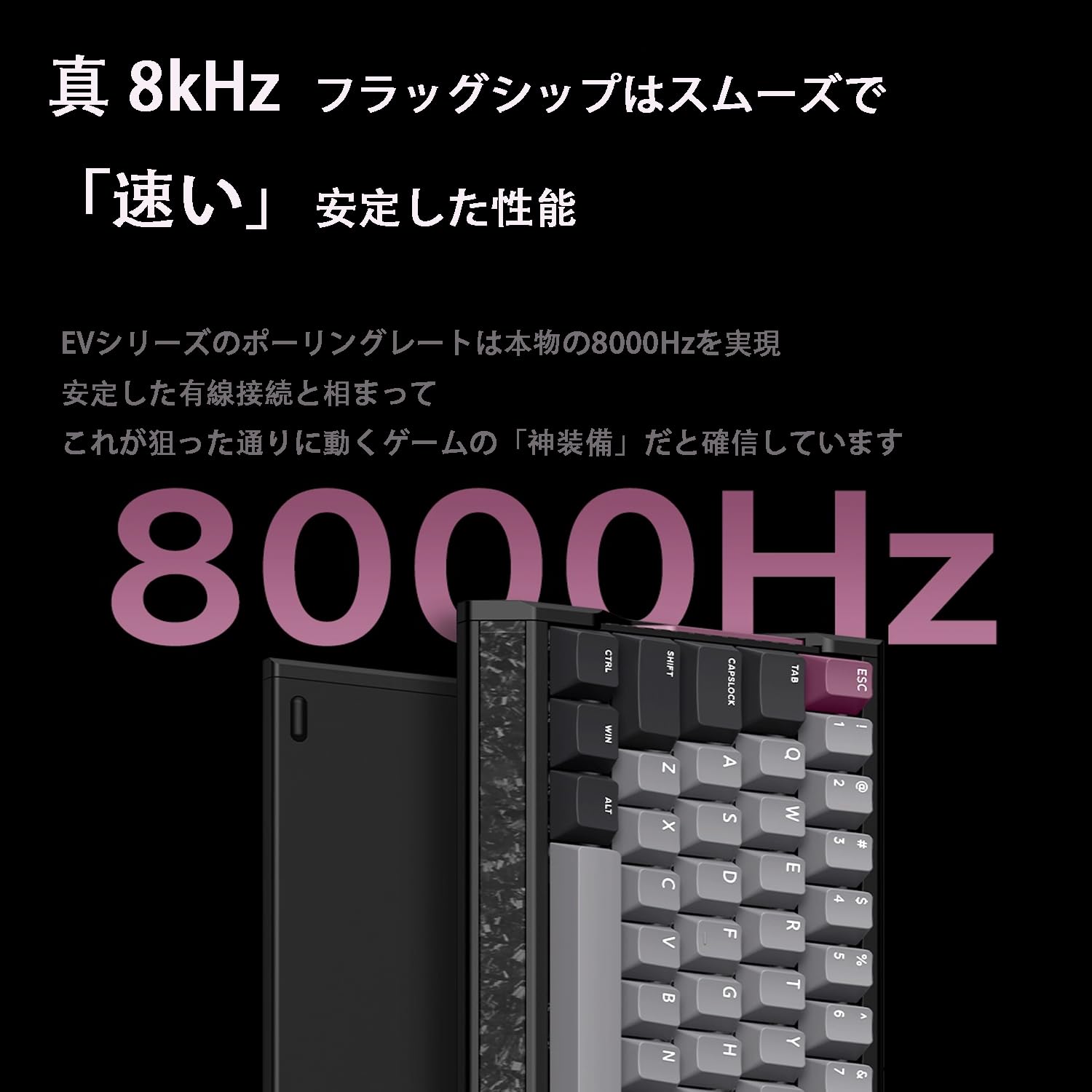 Amazon | IQUNIX ゲームキーボード EV63 RGB 照明設定 メカニカル 64